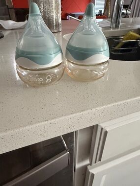 Tommee Tippee Style Silicone Spout Baby Sippy Bottles - Mint